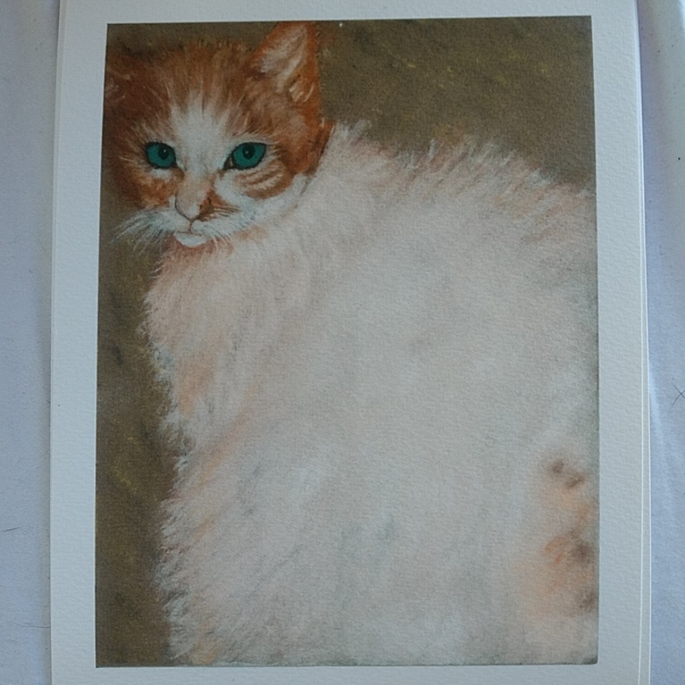 Original Pastel of Cat